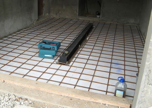 монтаж на подово отопление в гаража