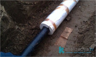 Монтаж на топлоизолация на канализационни тръби