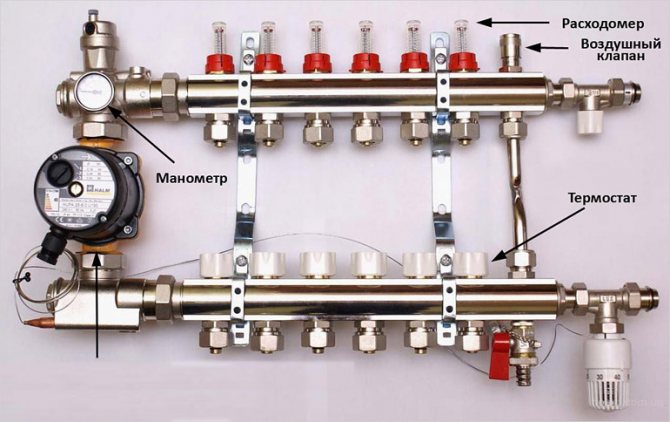 електрическа схема на подово отопление