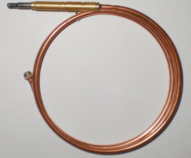 Термодвойката за газов котел може да се различава по дължината и дебелината на тръбата