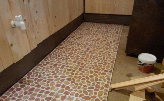 Топлоизолация на пода на банята, снимка