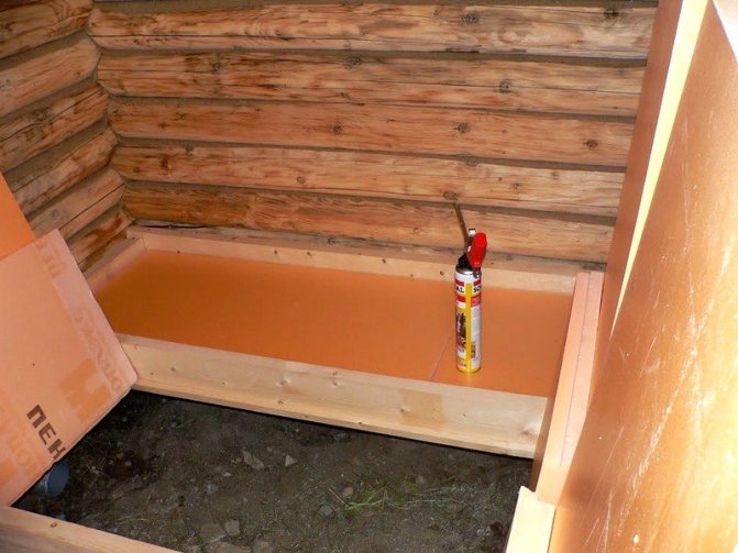 Изолация на пода във ваната: експандирана глина, пеноплекс или на земята